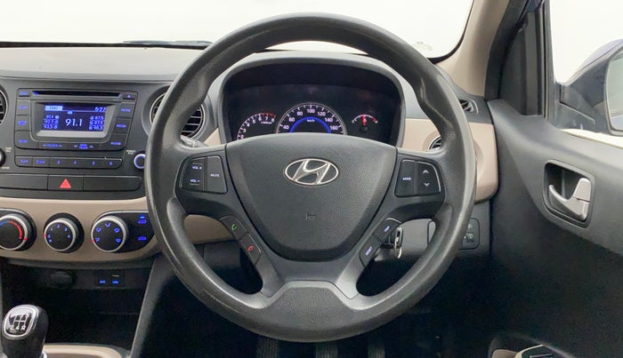 2016 Hyundai Grand i10 SPORTZ 1.2 KAPPA VTVT, Petrol, Manual, 49,722 km, Steering Wheel Close Up