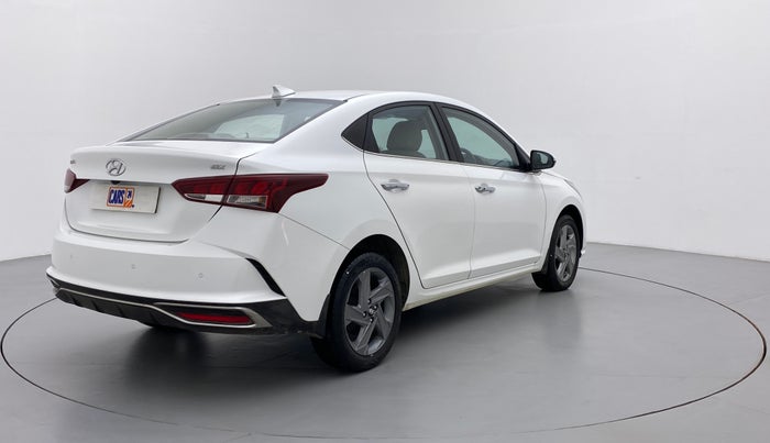 2021 Hyundai Verna SX DIESEL MT, Diesel, Manual, 51,165 km, Right Back Diagonal