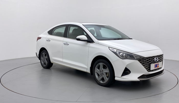 2021 Hyundai Verna SX DIESEL MT, Diesel, Manual, 51,165 km, Right Front Diagonal