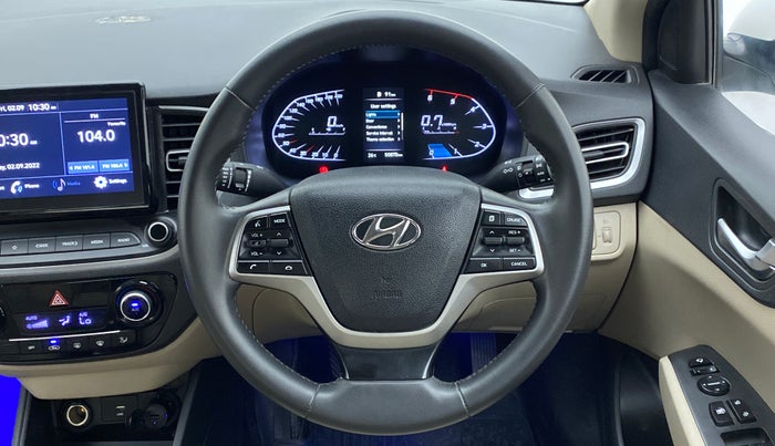 2021 Hyundai Verna SX DIESEL MT, Diesel, Manual, 51,165 km, Steering Wheel Close Up