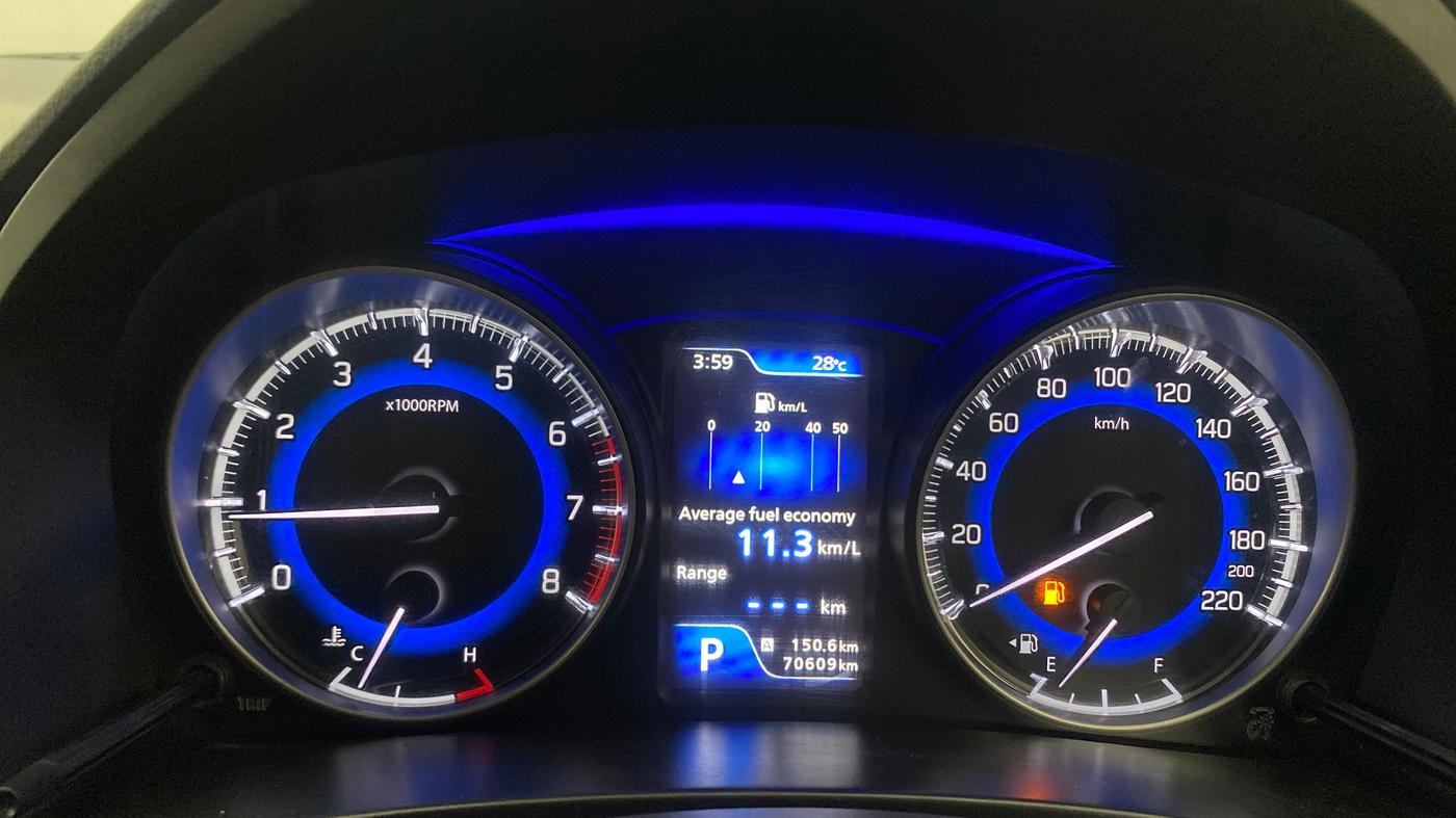 2021 Toyota Glanza G CVT, Petrol, Automatic, 70,609 km, Odometer Image