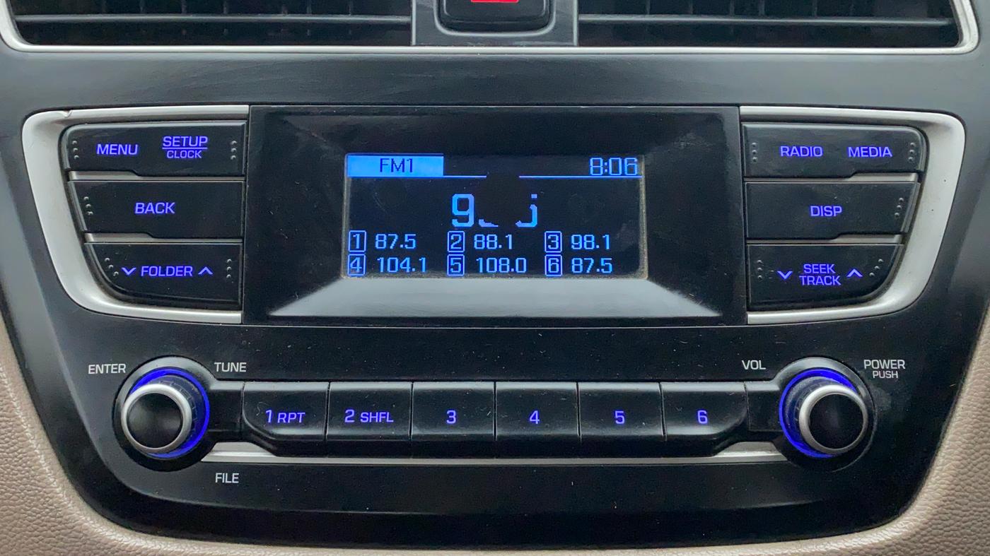 2018 Hyundai Elite i20 Magna Executive Diesel, Diesel, Manual, 86,375 km, Infotainment System