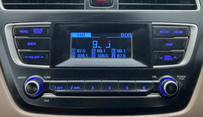 2018 Hyundai Elite i20 Magna Executive Diesel, Diesel, Manual, 86,375 km, Infotainment System