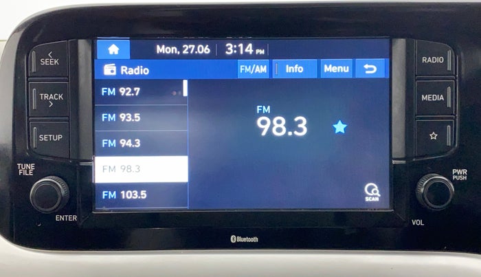 2019 Hyundai GRAND I10 NIOS Asta Petrol, Petrol, Manual, 21,304 km, Infotainment System