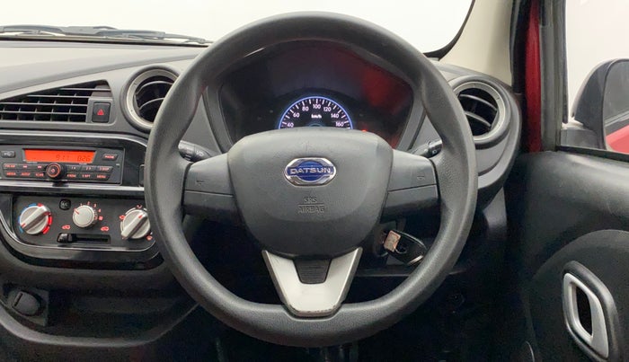 2018 Datsun Redi Go S 1.0 AMT, Petrol, Automatic, 51,607 km, Steering Wheel Close Up