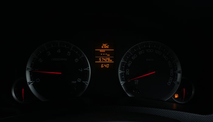 2017 Maruti Swift ZXI, Petrol, Manual, 57,423 km, Odometer Image