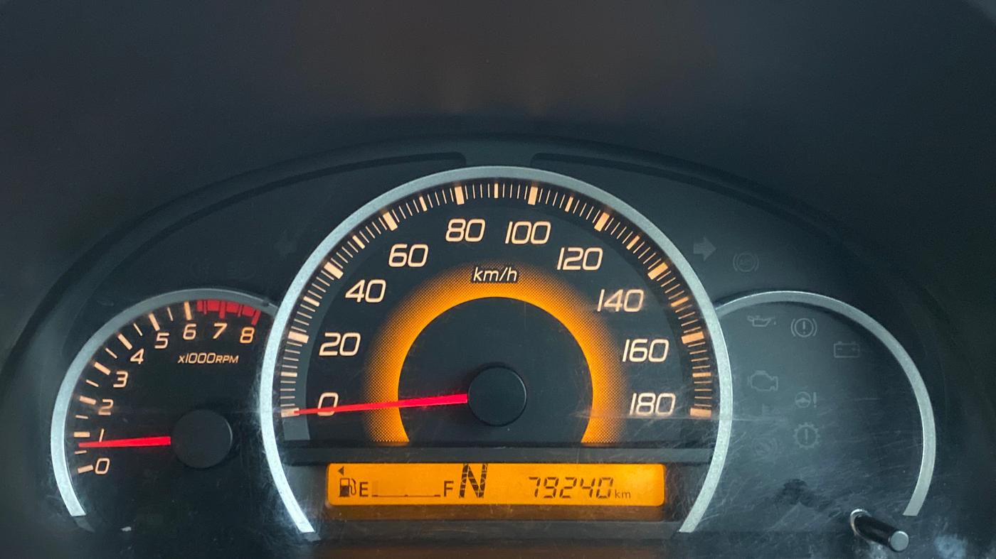 2016 Maruti Wagon R 1.0 VXI AMT, Petrol, Automatic, 79,277 km, Odometer Image