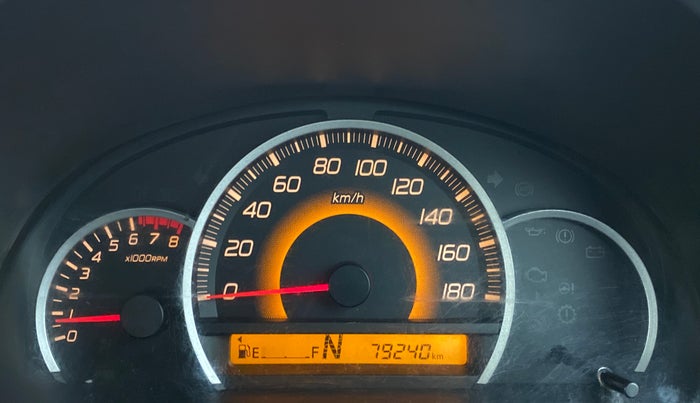 2016 Maruti Wagon R 1.0 VXI AMT, Petrol, Automatic, 79,277 km, Odometer Image
