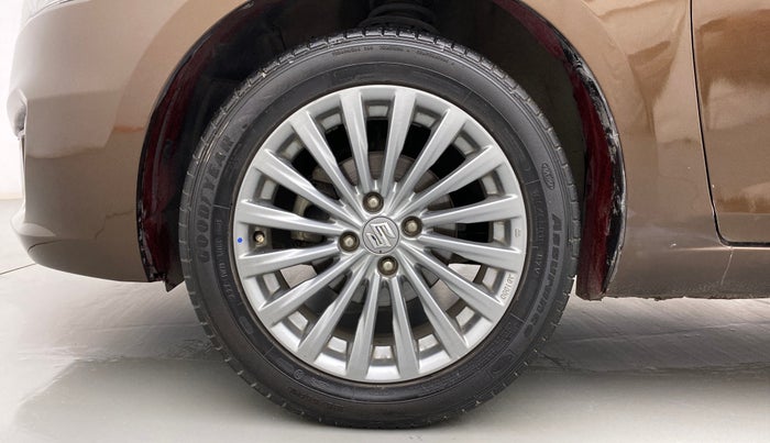 2017 Maruti Ciaz ALPHA  AT 1.4  PETROL, Petrol, Automatic, 64,525 km, Left Front Wheel
