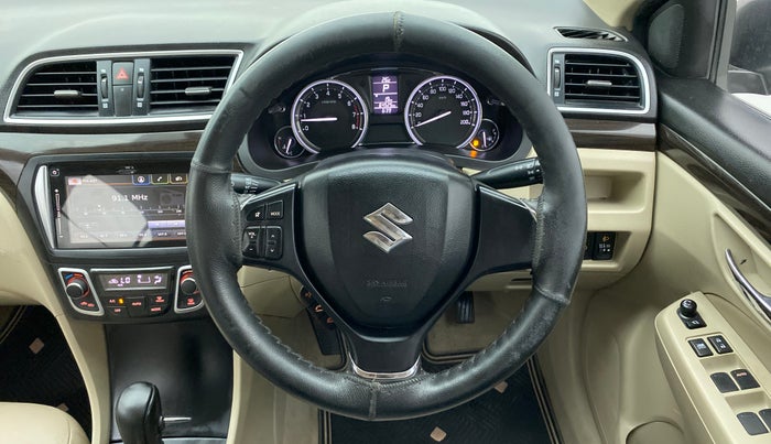 2017 Maruti Ciaz ALPHA  AT 1.4  PETROL, Petrol, Automatic, 64,525 km, Steering Wheel Close Up