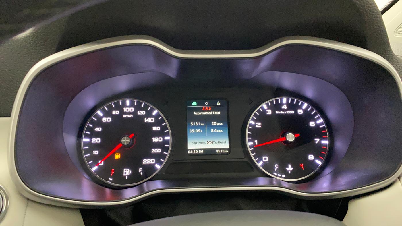 2024 MG ASTOR Shine 1.5 MT (Ivory), Petrol, Manual, 9,144 km, Odometer Image