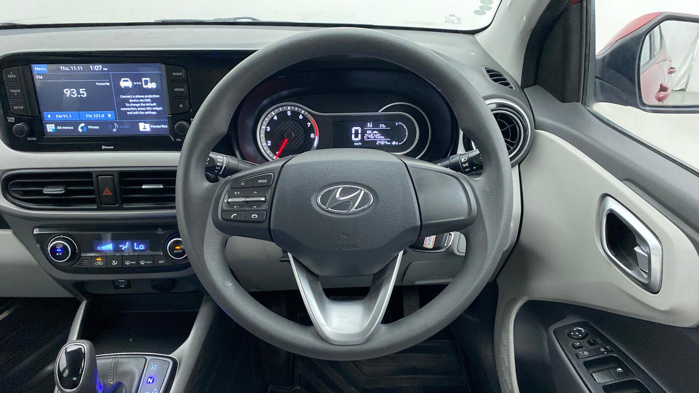 2020 Hyundai GRAND I10 NIOS SPORTZ 1.2 AT, Petrol, Automatic, 2,435 km, Steering Wheel Close-up