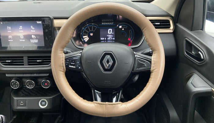 2021 Renault Kiger RXT MT DUAL TONE, Petrol, Manual, 47,768 km, Steering Wheel Close Up