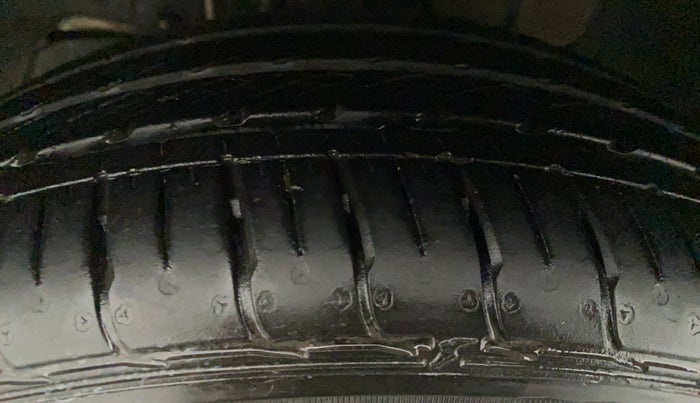 2022 Tata TIGOR XZA PLUS PETROL, Petrol, Automatic, 4,551 km, Right Front Tyre Tread