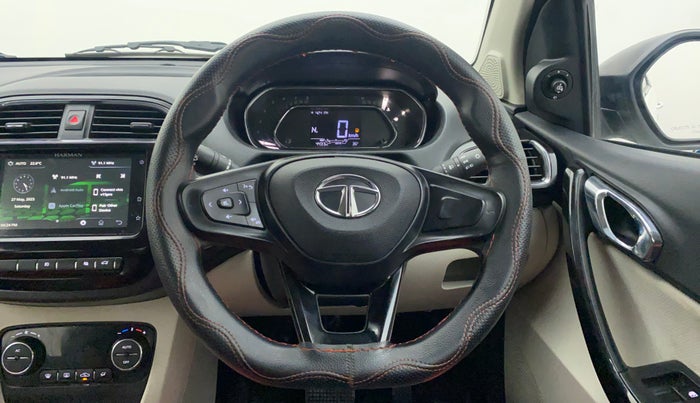 2022 Tata TIGOR XZA PLUS PETROL, Petrol, Automatic, 4,551 km, Steering Wheel Close Up