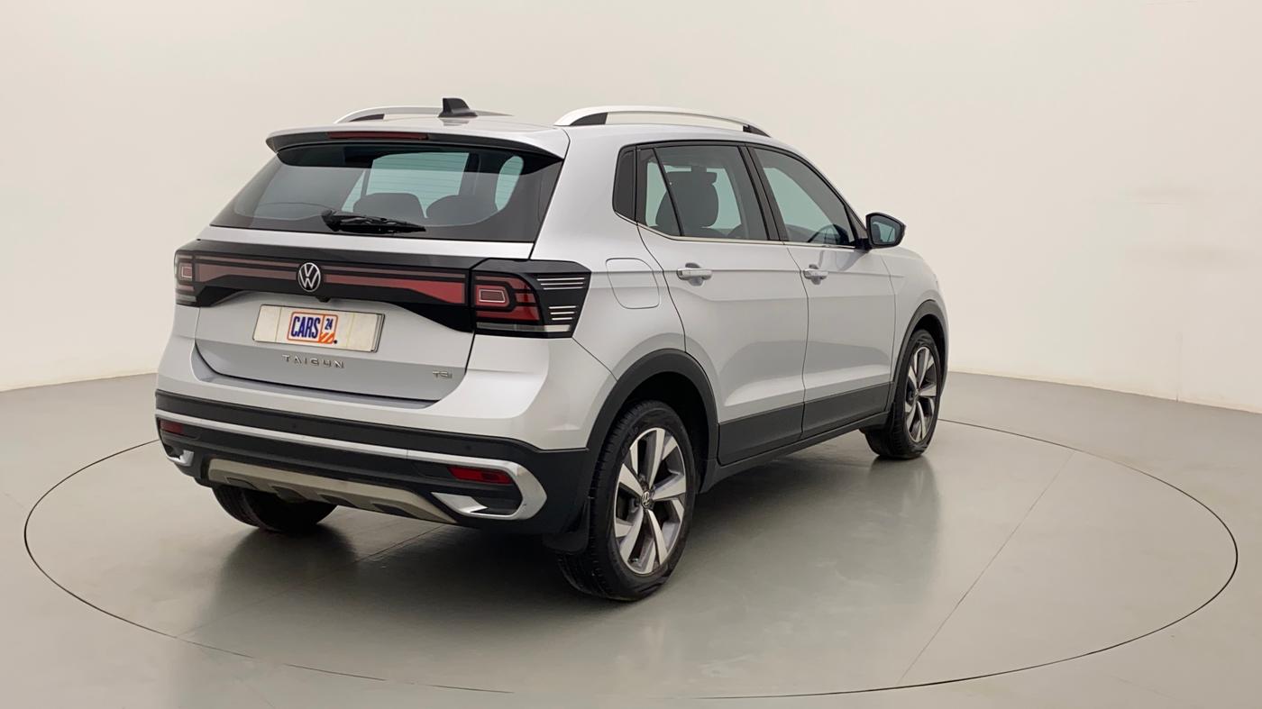 2021 Volkswagen TAIGUN TOPLINE 1.0 TSI MT, Petrol, Manual, 97,554 km, Right Back Diagonal