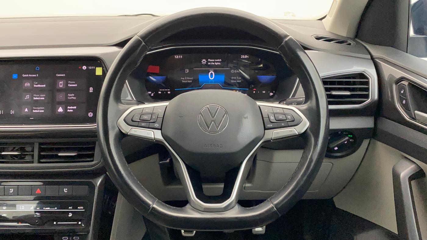 2021 Volkswagen TAIGUN TOPLINE 1.0 TSI MT, Petrol, Manual, 97,554 km, Steering Wheel Close Up