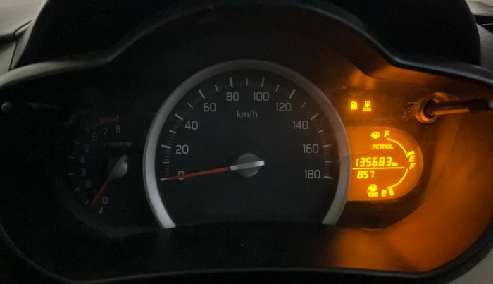 2019 Maruti Celerio VXI CNG, CNG, Manual, 1,35,691 km, Odometer Image