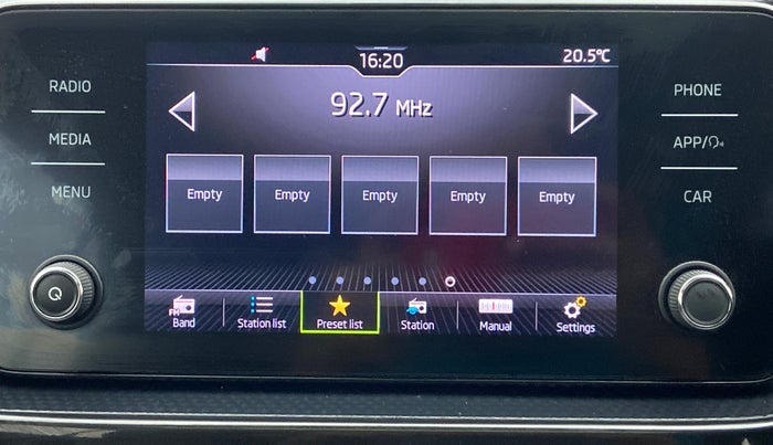 2022 Skoda KUSHAQ STYLE 1.5TSI AT (6 AIRBAG), Petrol, Automatic, 2,696 km, Infotainment System