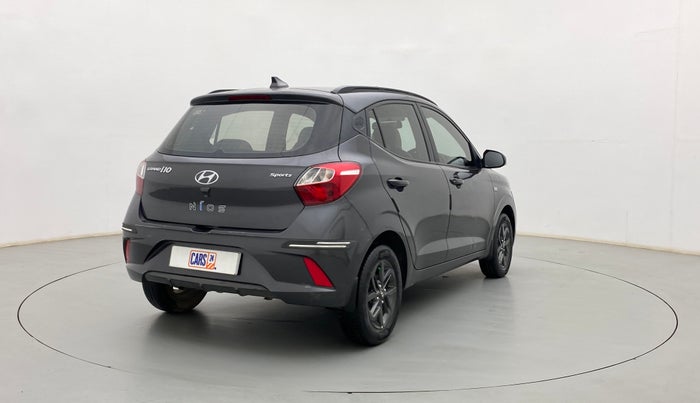 2020 Hyundai GRAND I10 NIOS SPORTZ AMT 1.2 KAPPA VTVT, Petrol, Automatic, 34,198 km, Right Back Diagonal