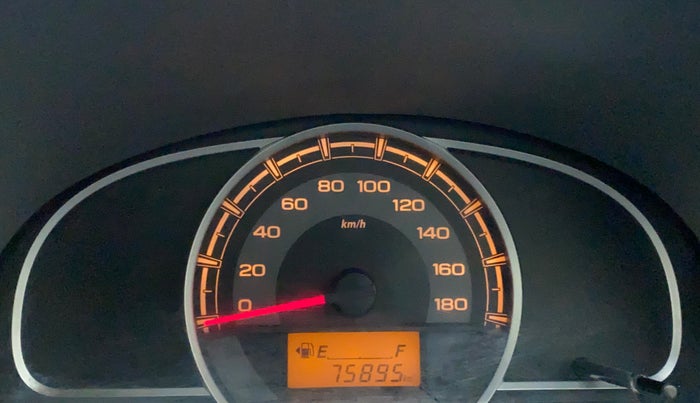 2016 Maruti Alto 800 VXI, Petrol, Manual, 75,939 km, Odometer Image