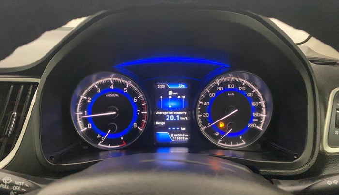 2019 Maruti Baleno ALPHA PETROL 1.2, Petrol, Manual, 1,19,859 km, Odometer Image