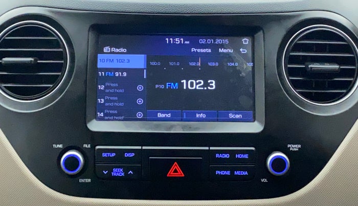 2020 Hyundai Grand i10 SPORTZ 1.2 KAPPA VTVT, Petrol, Manual, 35,452 km, Infotainment System