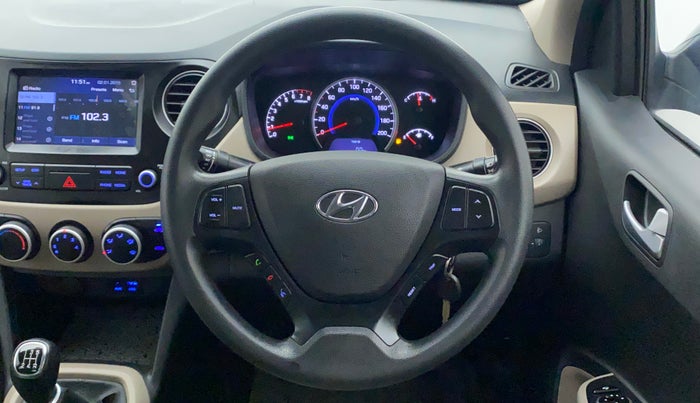 2020 Hyundai Grand i10 SPORTZ 1.2 KAPPA VTVT, Petrol, Manual, 35,452 km, Steering Wheel Close Up