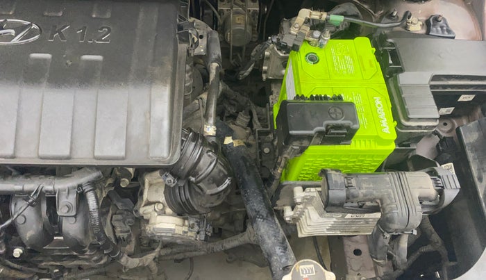 2020 Hyundai AURA SX PLUS 1.2 AMT, Petrol, Automatic, 24,380 km, Engine View - Left