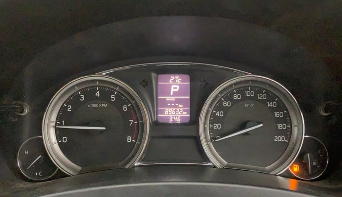 2017 Maruti Ciaz DELTA 1.4 AT PETROL, Petrol, Automatic, 89,622 km, Odometer Image
