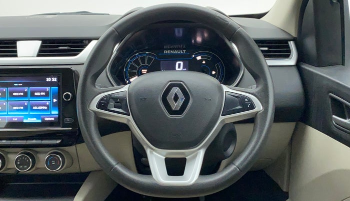 2021 Renault TRIBER RXZ AMT DUAL TONE, Petrol, Automatic, 17,903 km, Steering Wheel Close Up