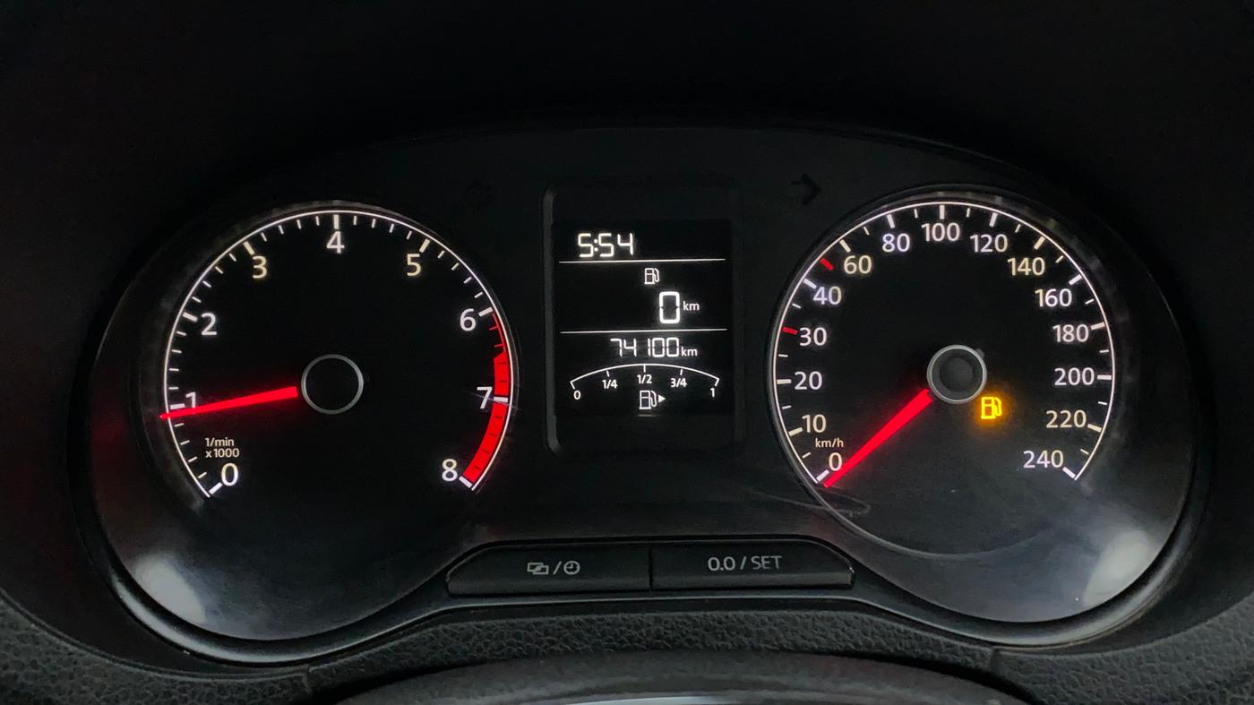 2015 Volkswagen Polo HIGHLINE1.2L, Petrol, Manual, 74,185 km, Odometer Image