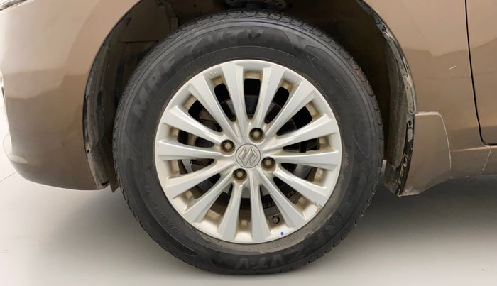 2018 Maruti Ciaz ZETA 1.4  AT PETROL, Petrol, Automatic, 50,470 km, Left Front Wheel