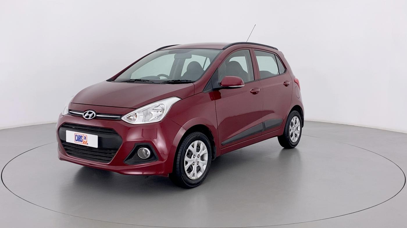 2016 Hyundai Grand i10 SPORTZ 1.2 KAPPA VTVT, Petrol, Manual, 35,320 km, Left Front Diagonal
