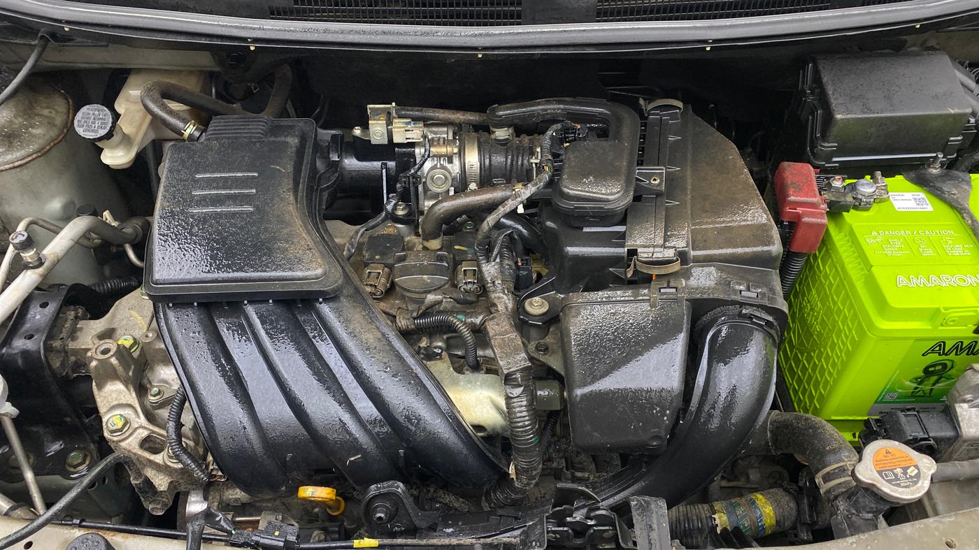 2013 Nissan Micra XV CVT, Petrol, Automatic, 29,084 km, Engine View