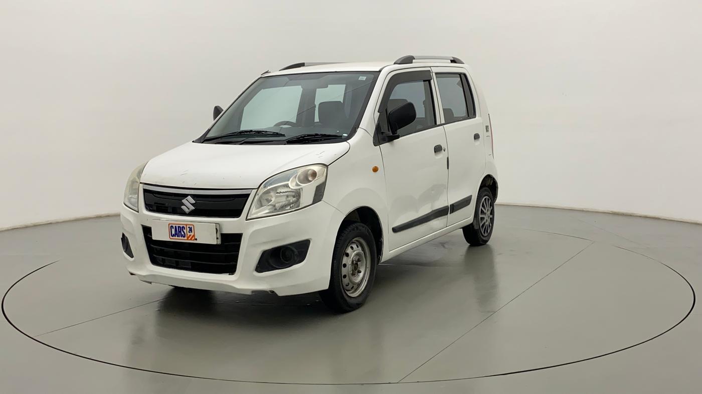 2015 Maruti Wagon R 1.0 LXI CNG, CNG, Manual, 85,038 km, Left Front Diagonal