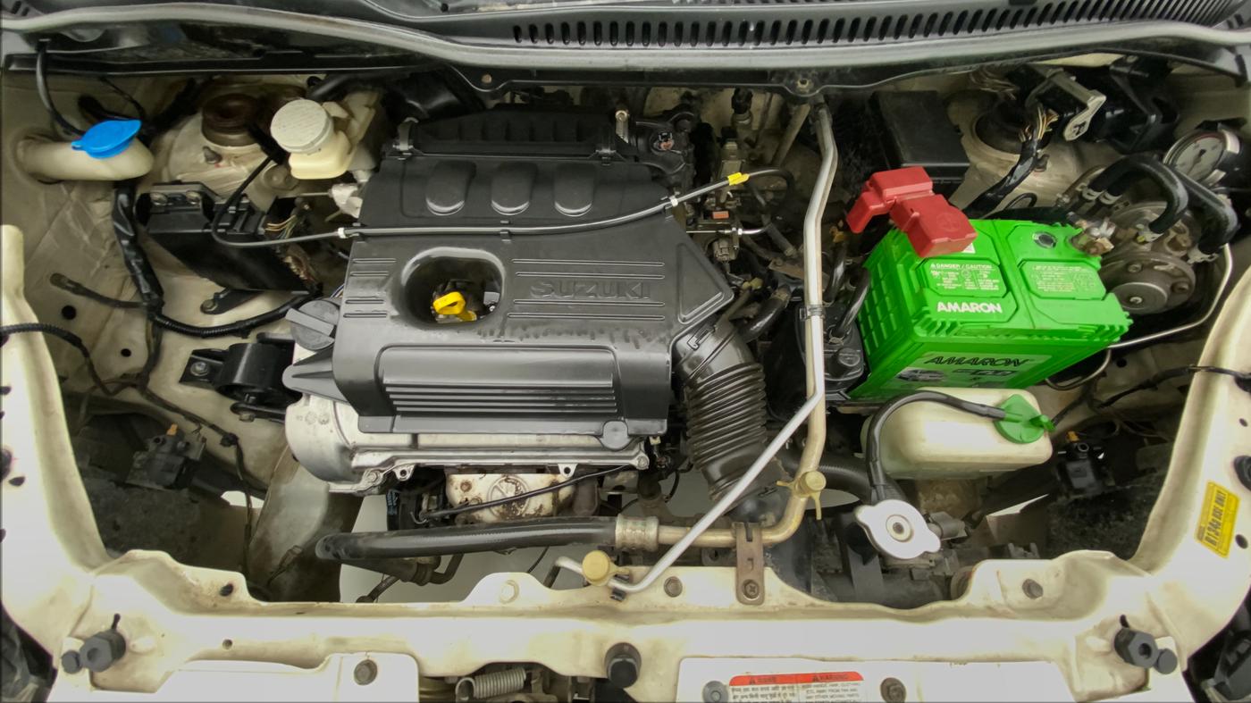 2015 Maruti Wagon R 1.0 LXI CNG, CNG, Manual, 85,038 km, Open Bonet
