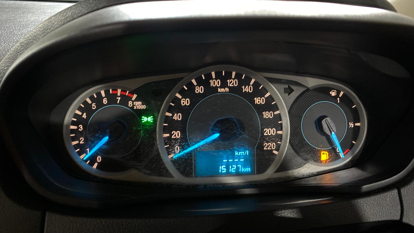 2015 Ford Figo Aspire TREND 1.2 PETROL, Petrol, Manual, 15,107 km, Odometer Image