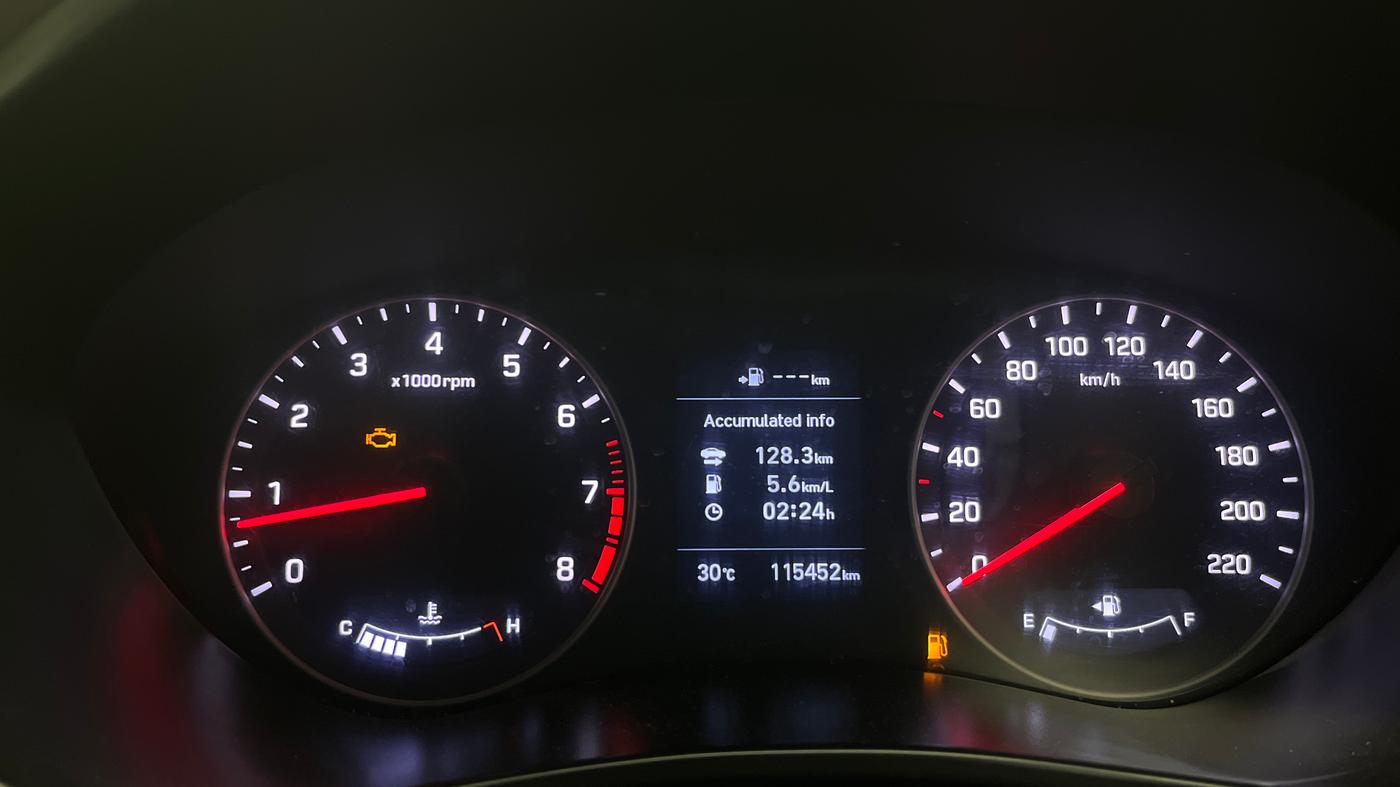 2018 Hyundai Elite i20 ASTA 1.2 (O), CNG, Manual, 1,15,452 km, Odometer Image