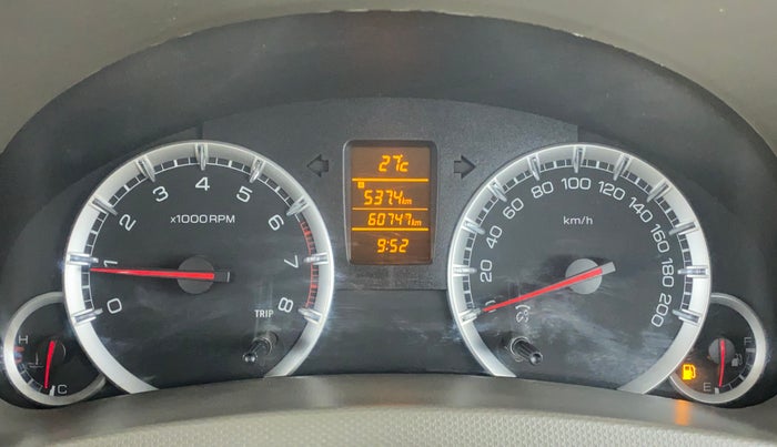 2014 Maruti Ertiga ZXI, Petrol, Manual, 60,849 km, Odometer Image