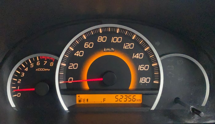 2016 Maruti Wagon R 1.0 VXI OPT, Petrol, Manual, 52,356 km, Odometer Image