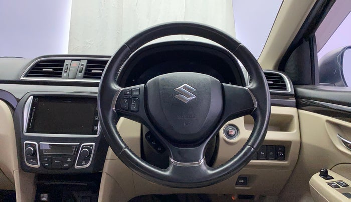 2016 Maruti Ciaz ZXI+, Petrol, Manual, 90,656 km, Steering Wheel Close Up