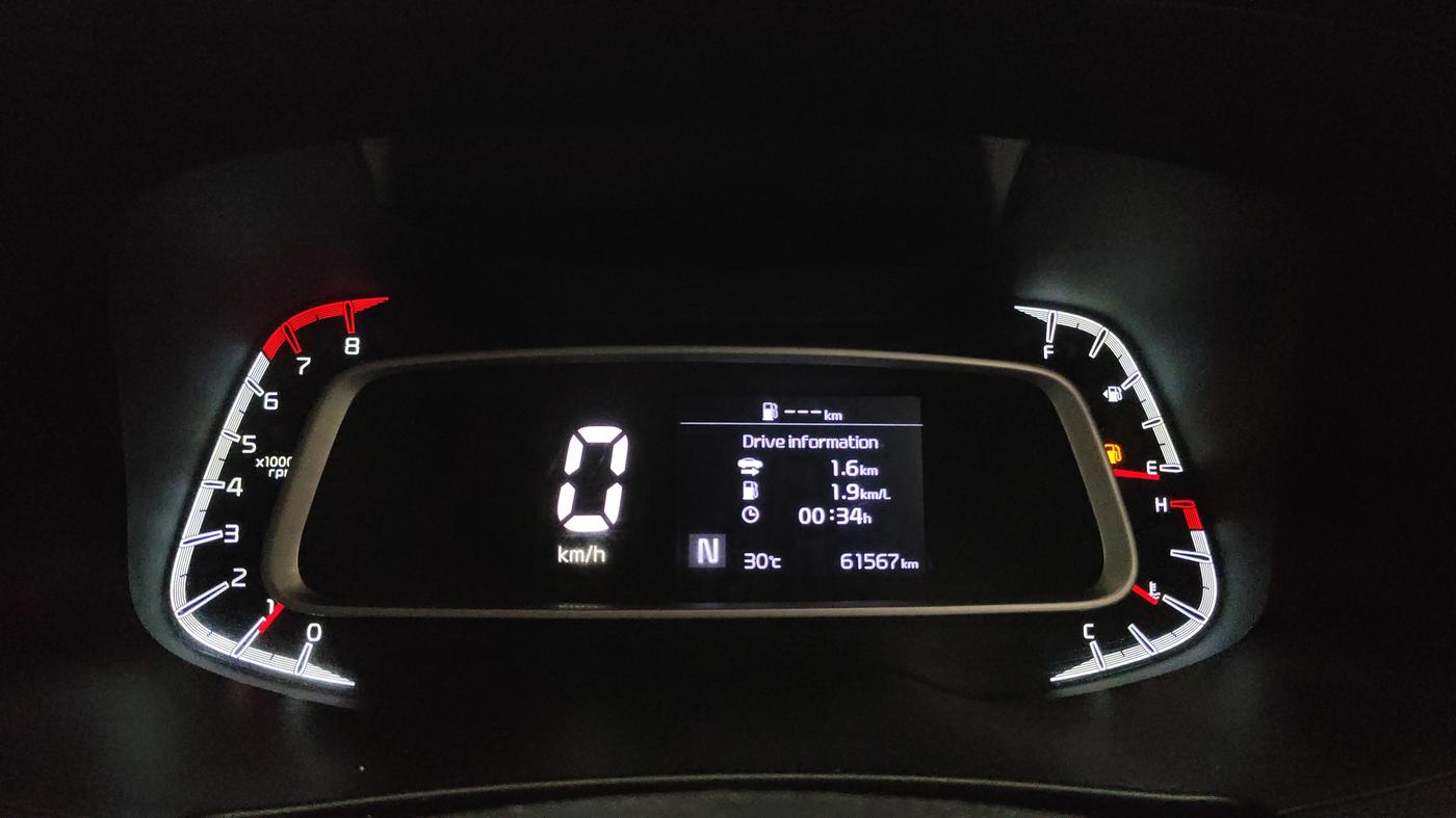 2021 KIA SONET HTX 1.0 IMT, Petrol, Manual, 61,566 km, Odometer Image