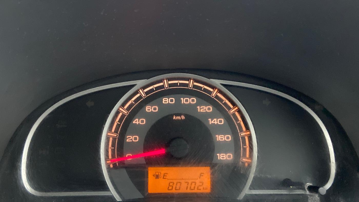2014 Maruti Alto 800 LXI, Petrol, Manual, 80,702 km, Odometer Image