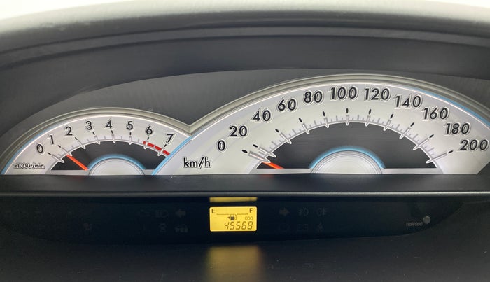 2011 Toyota Etios V, Petrol, Manual, 45,602 km, Odometer Image
