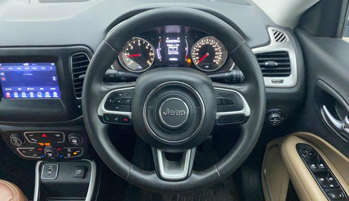 2018 Jeep Compass LONGITUDE 2.0 DIESEL, Diesel, Manual, 1,14,373 km, Steering Wheel Close Up