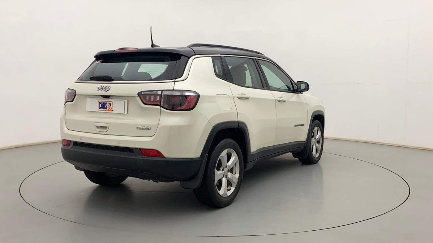 2018 Jeep Compass LONGITUDE 2.0 DIESEL, Diesel, Manual, 1,14,373 km, Right Back Diagonal