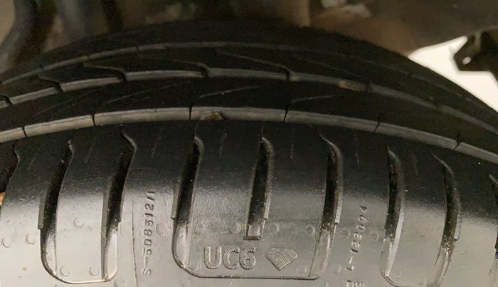 2017 Honda Brio VX AT, Petrol, Automatic, 44,314 km, Left Rear Tyre Tread