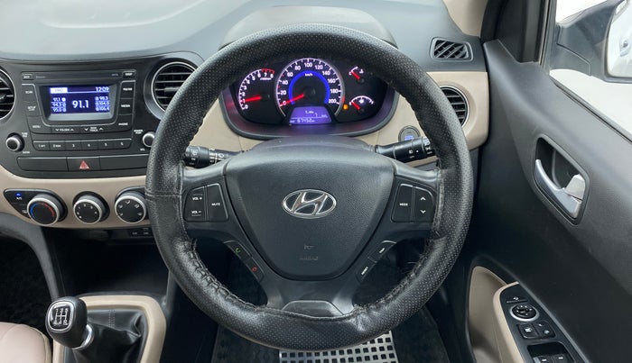 2016 Hyundai Grand i10 ASTA 1.2 KAPPA VTVT, Petrol, Manual, 67,449 km, Steering Wheel Close Up