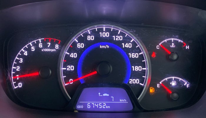 2016 Hyundai Grand i10 ASTA 1.2 KAPPA VTVT, Petrol, Manual, 67,449 km, Odometer Image